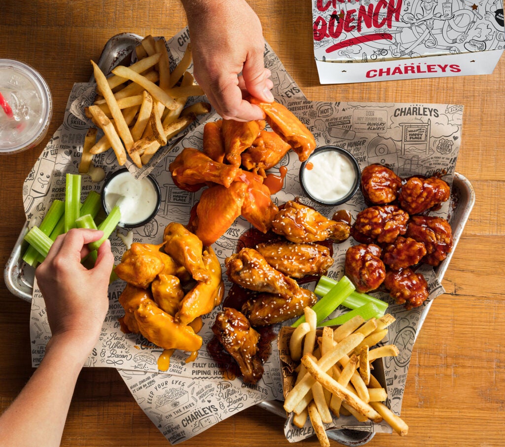 Charleys wings, wings near me