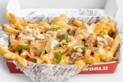 CHICKEN PHILLY LOADED FRIES
